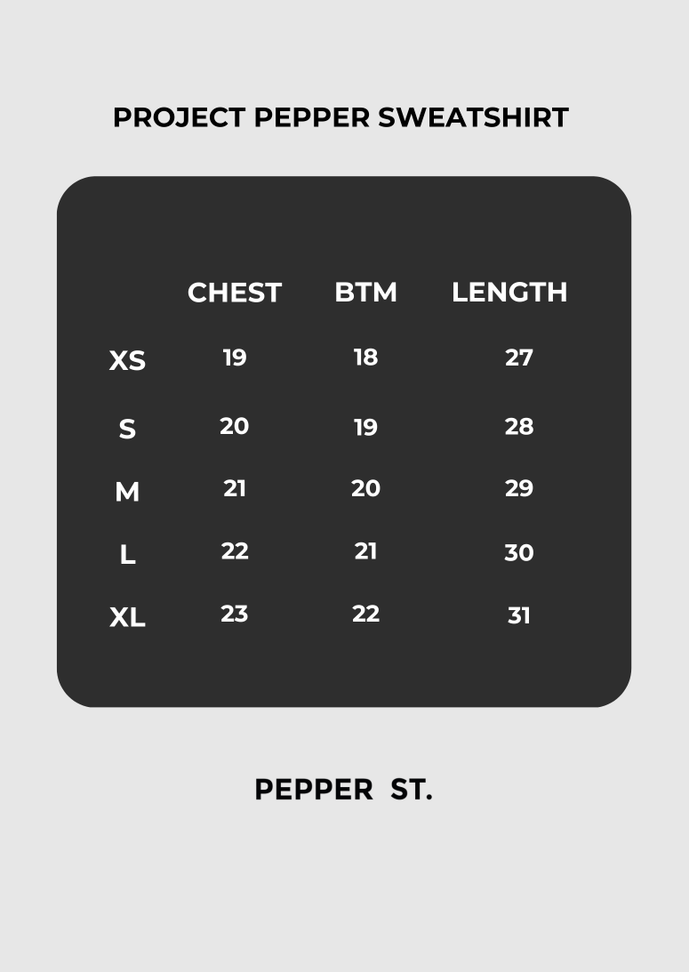 Project Pepper Sweatshirt