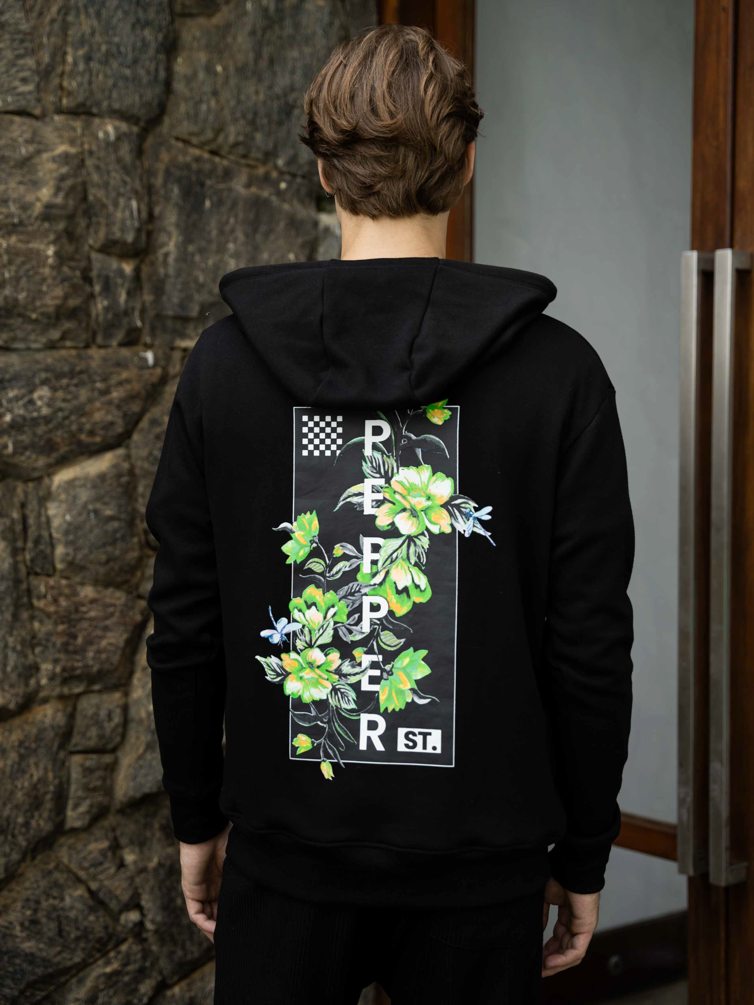 Flower Graphic Hoodie