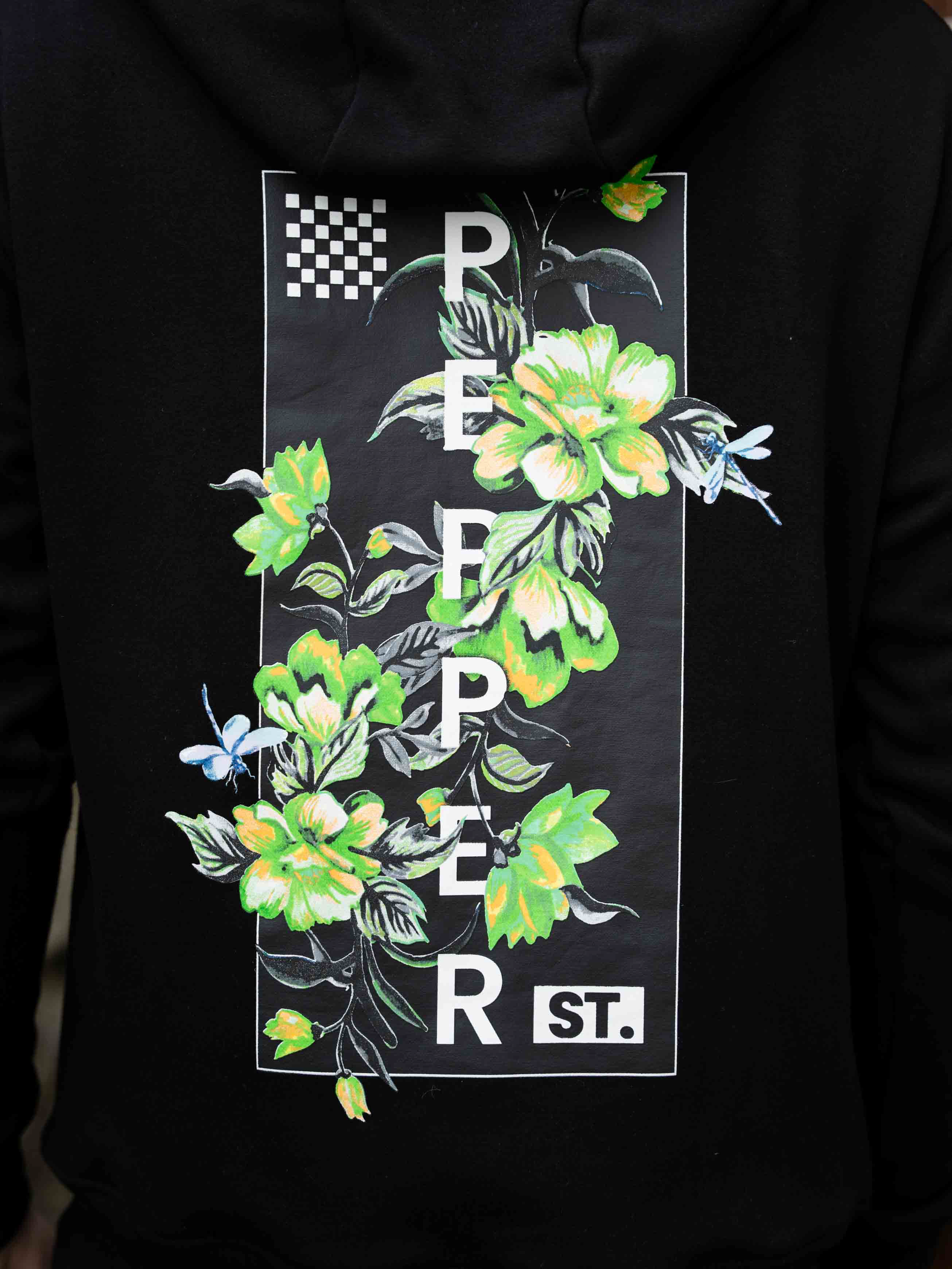 Flower Graphic Hoodie