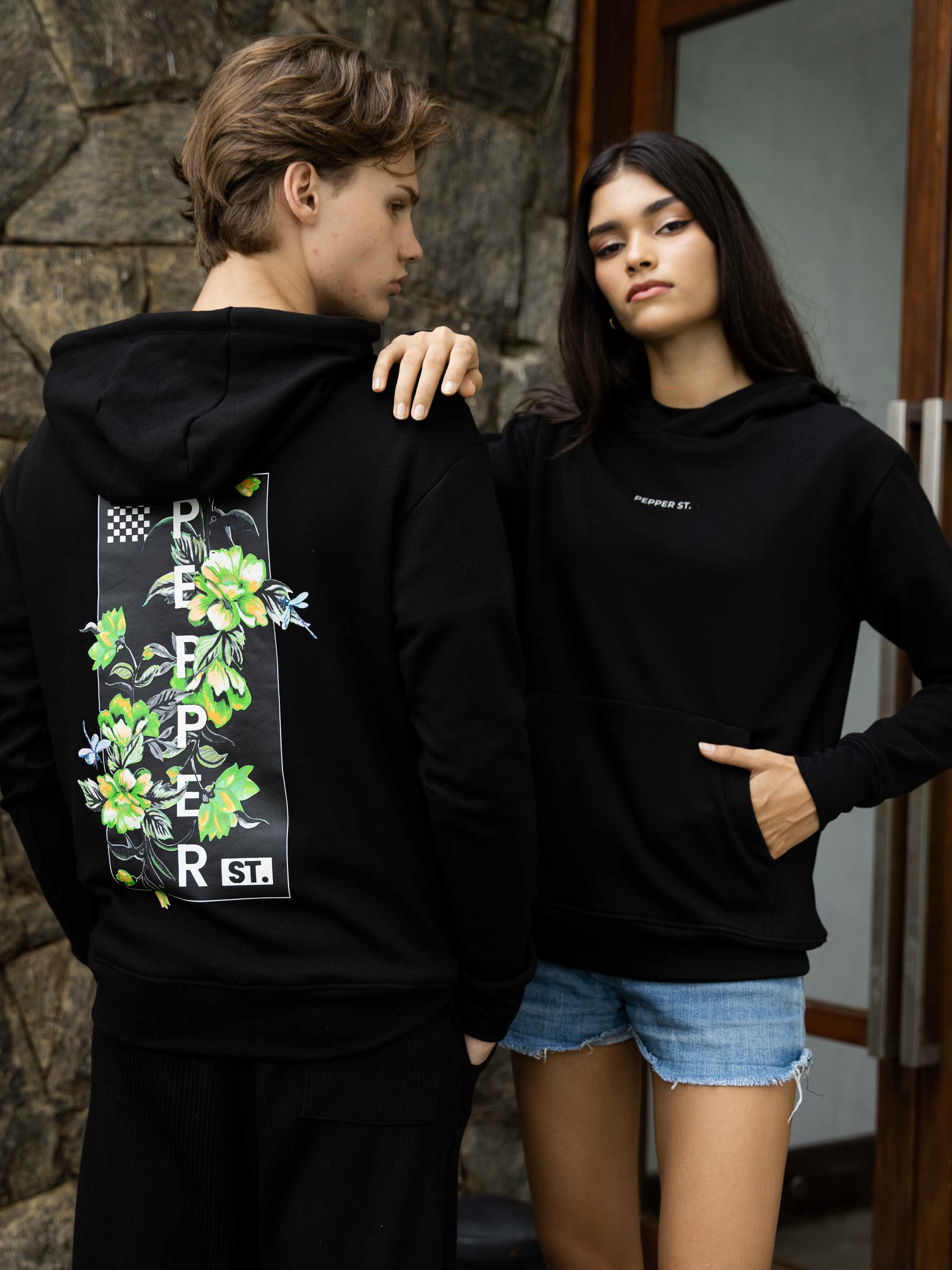 Flower Graphic Hoodie