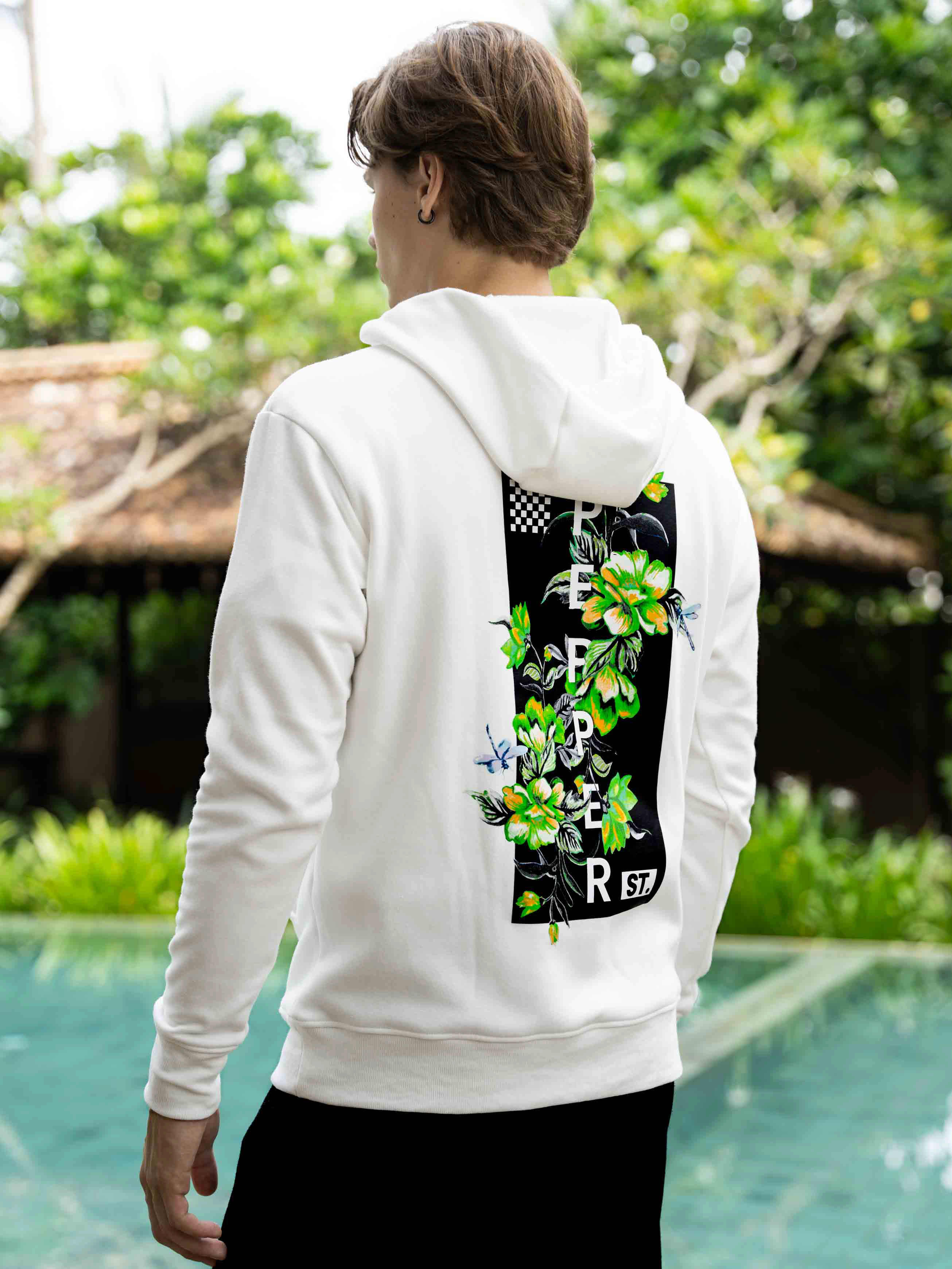 Flower Graphic Hoodie