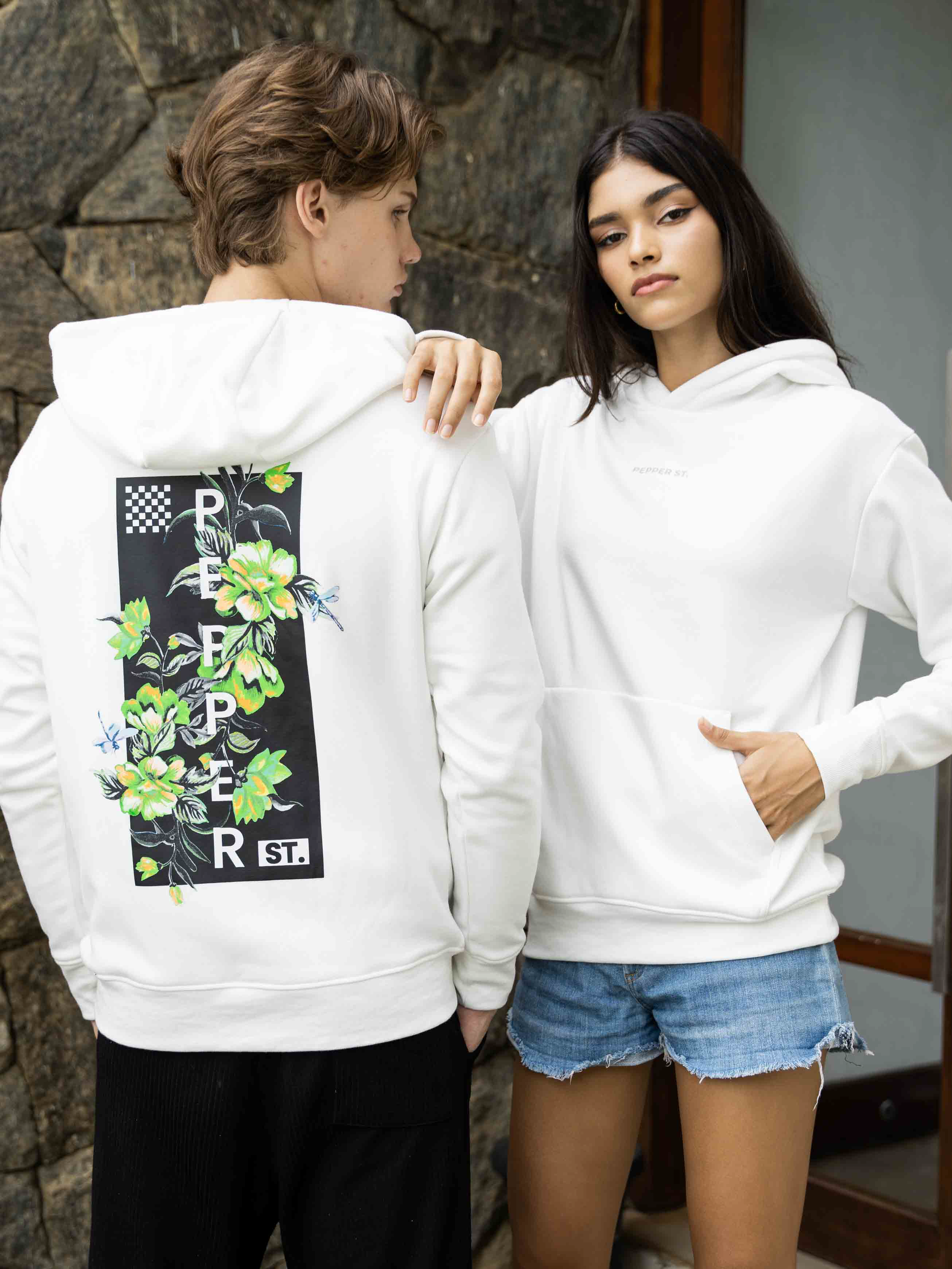 Flower Graphic Hoodie