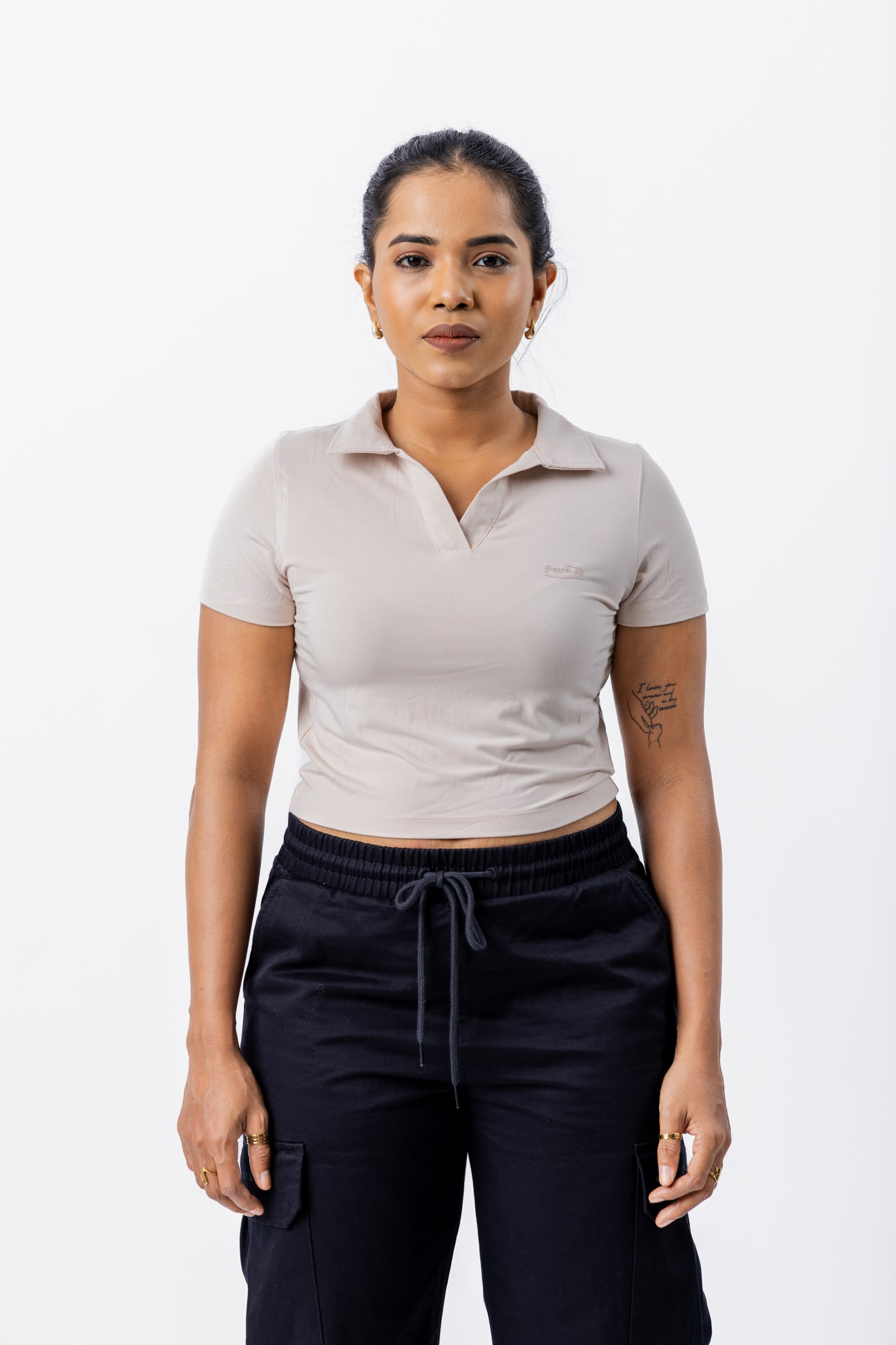 Modal Cropped Polo