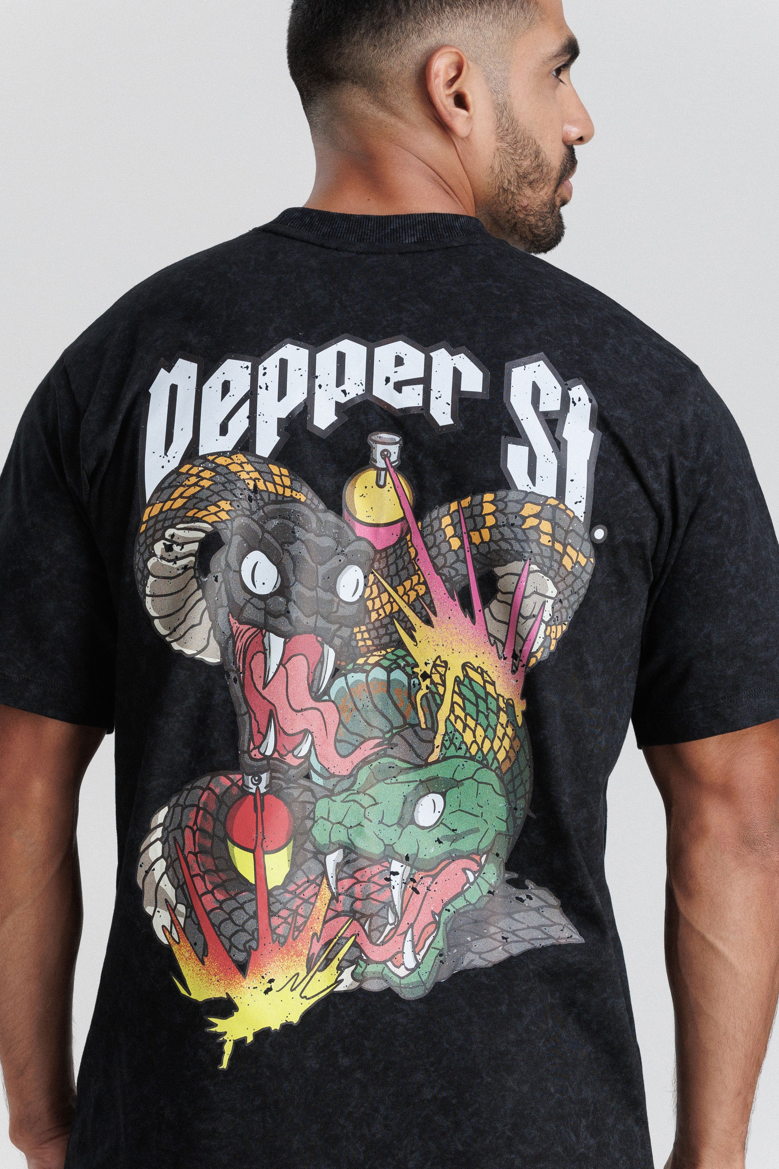 Acid Archive Serpent Graphic Tee – PEPPER ST.