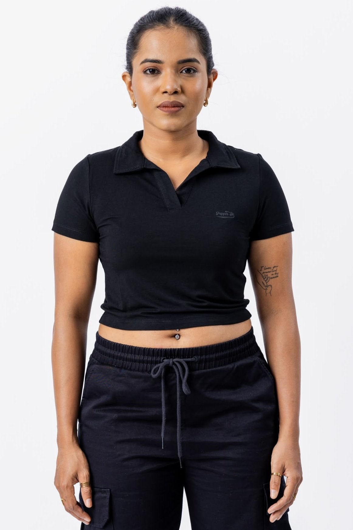 Modal Cropped Polo