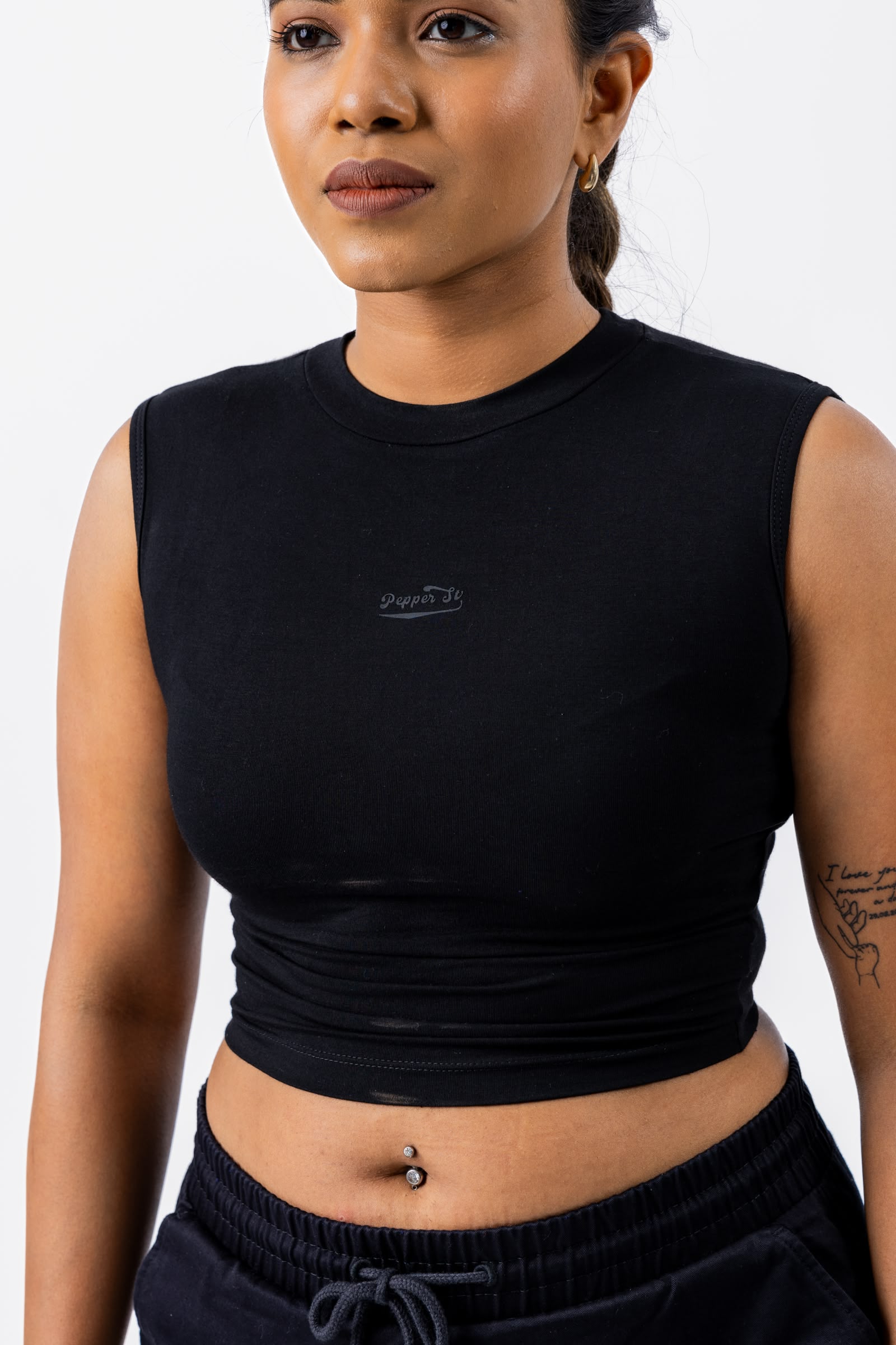 Modal Sleeveless Crop