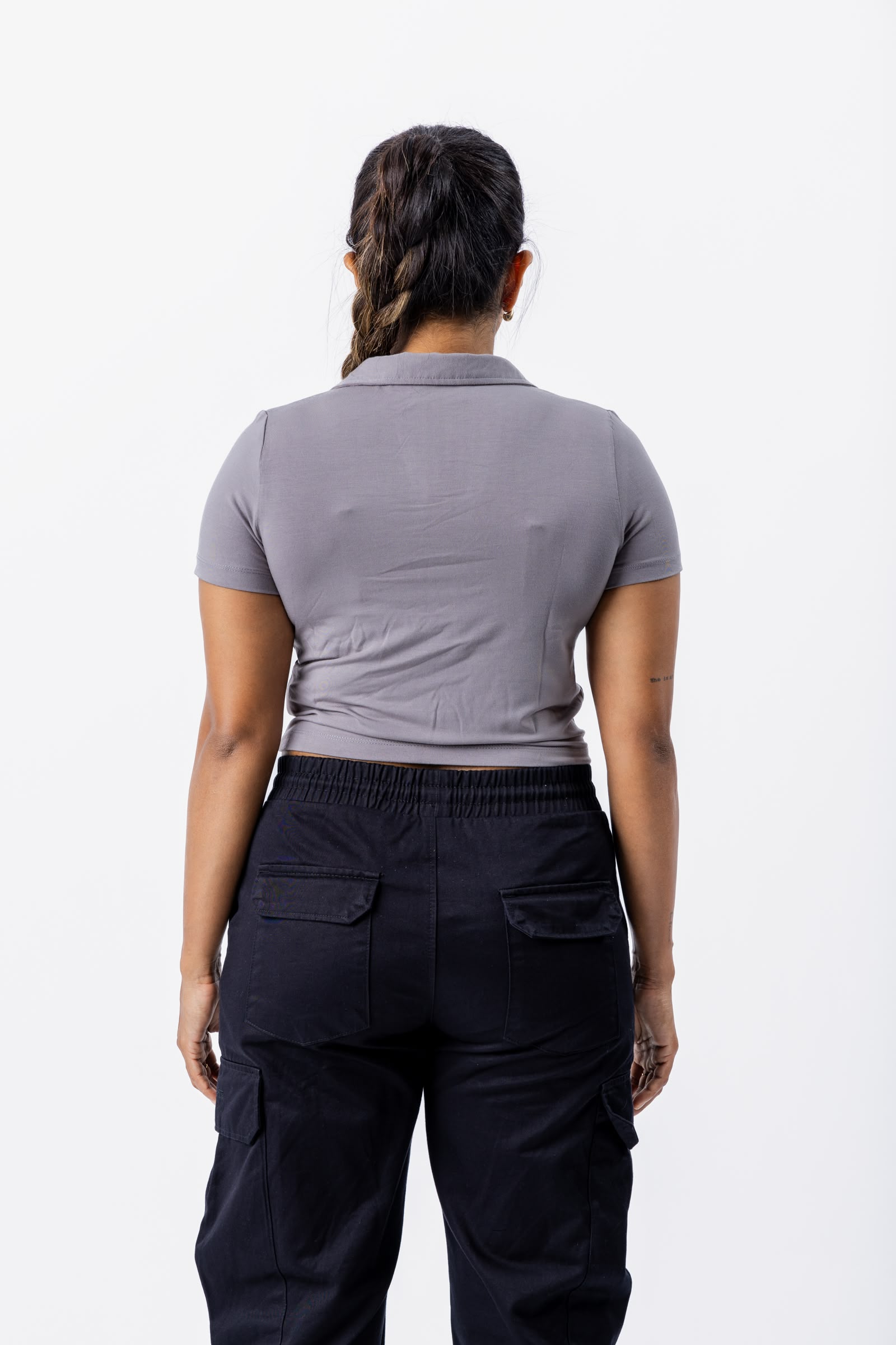 Modal Cropped Polo