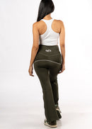 Piped Up Flared Legging