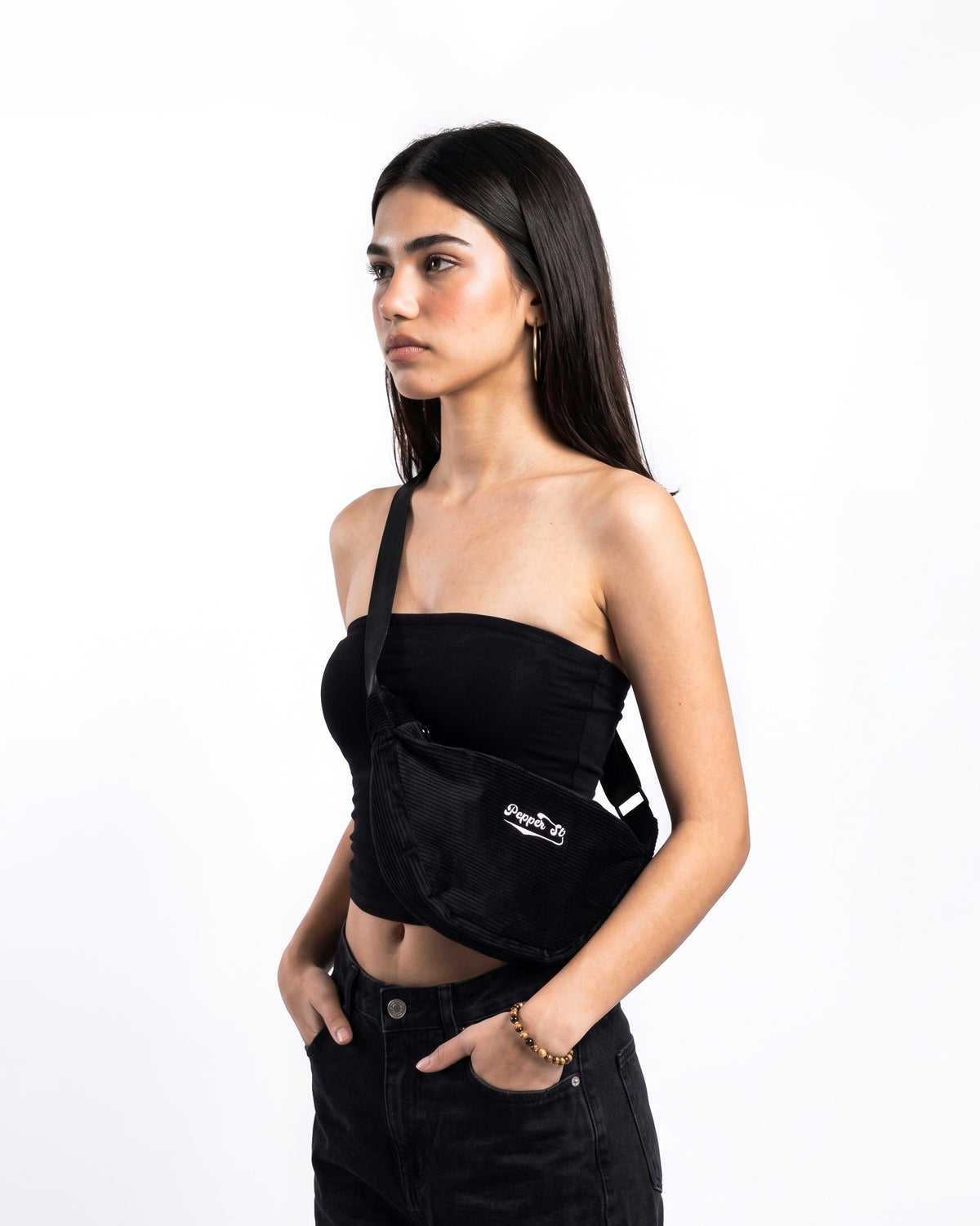 Pleat Crossbody