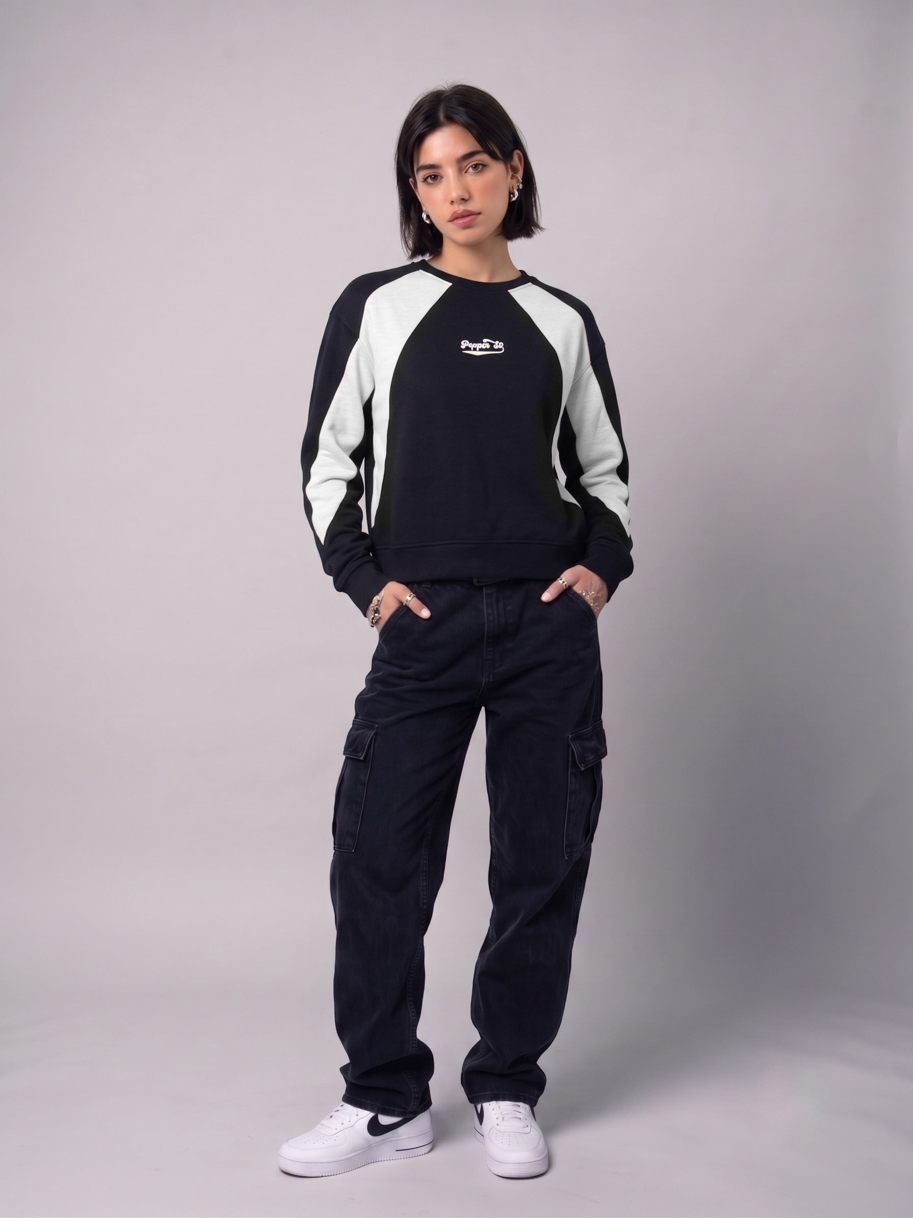 Contour Contrast Sweatshirt