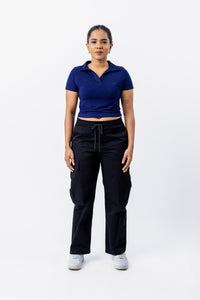 Modal Cropped Polo