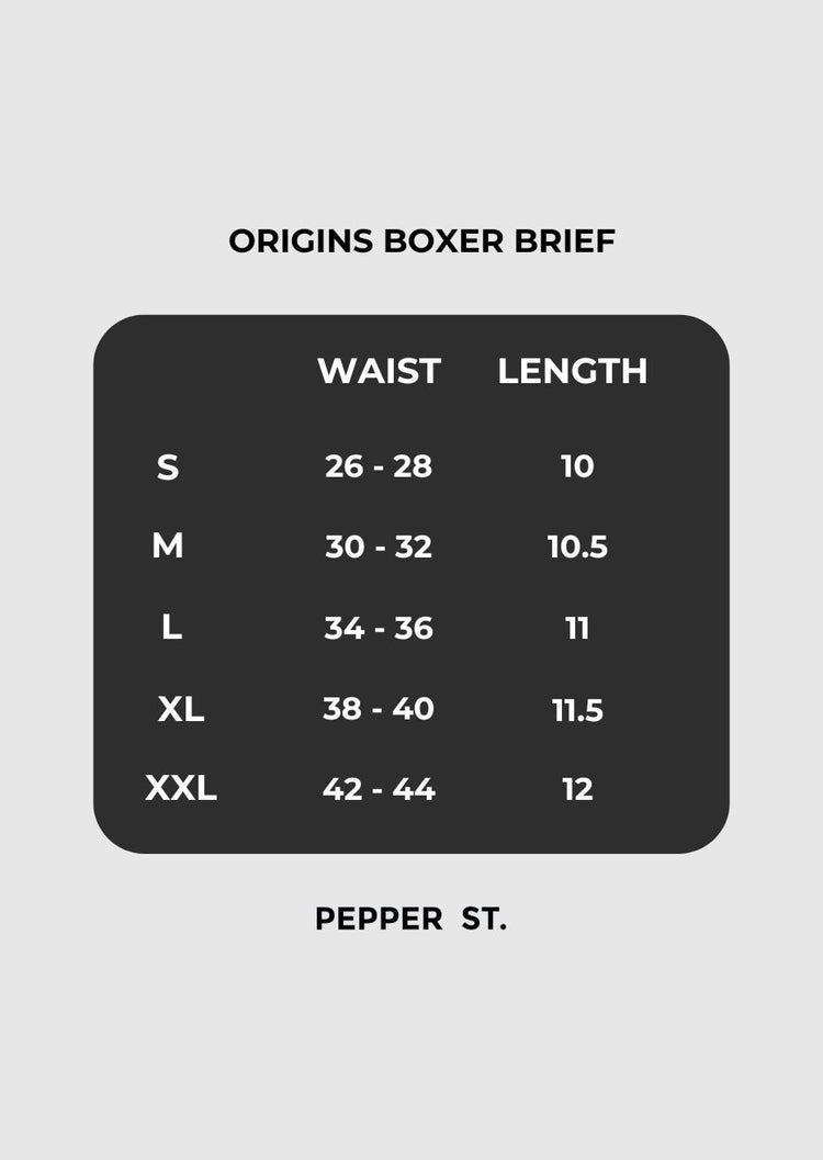 Origins Boxer Brief PEPPER ST.