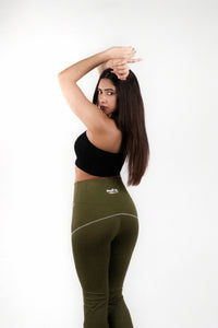 Piped Up Flared Legging