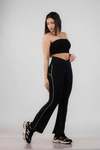 Piped Up Flared Legging