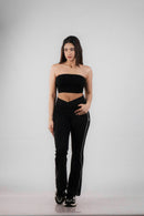 Piped Up Flared Legging