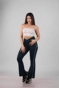 Piped Up Flared Legging