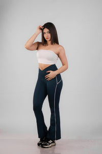 Piped Up Flared Legging