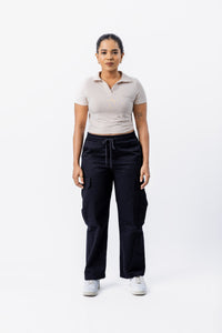 Modal Cropped Polo