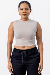 Modal Sleeveless Crop